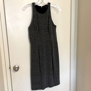 Cute grey stretchy work dress